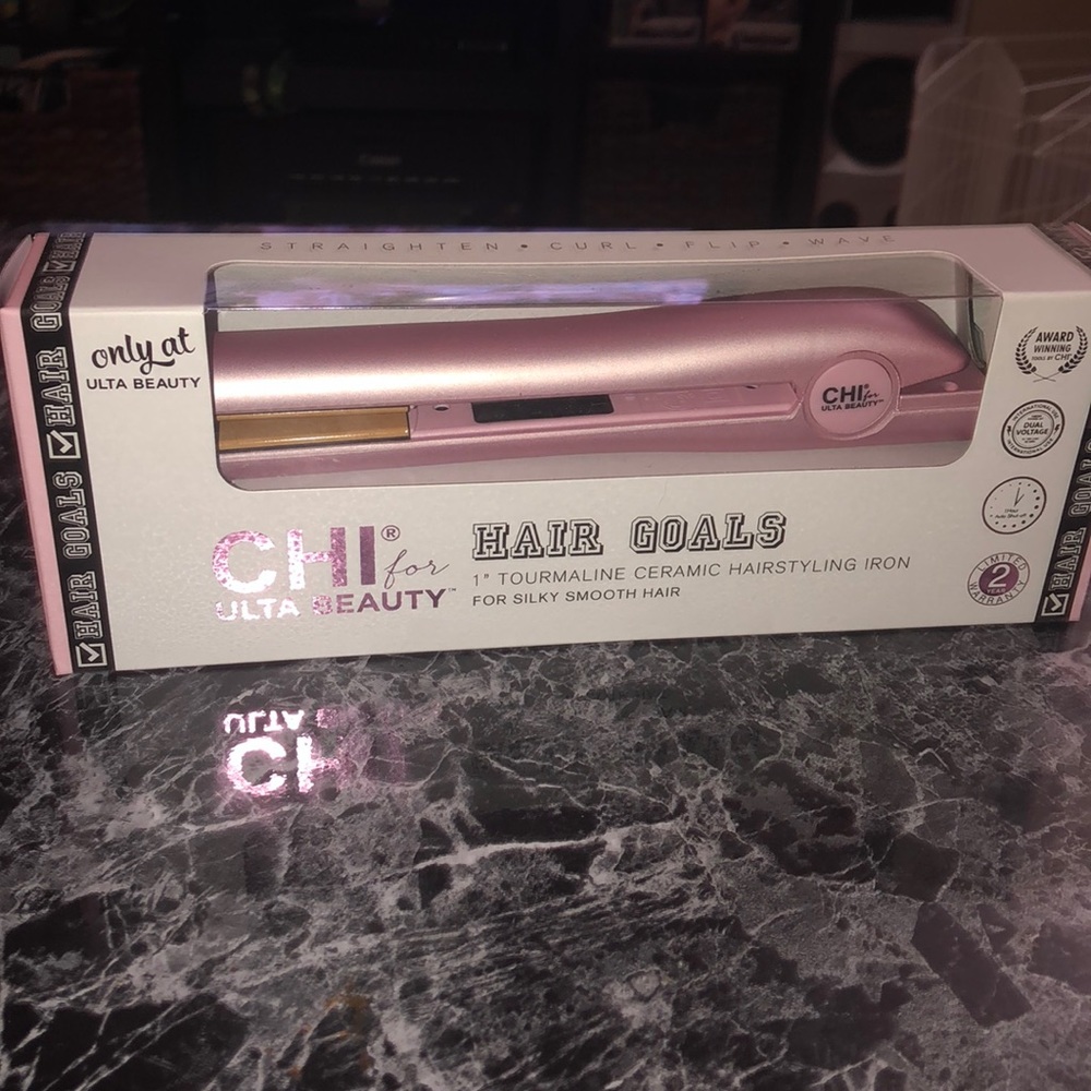 Pink Chi Straightener styling iron
